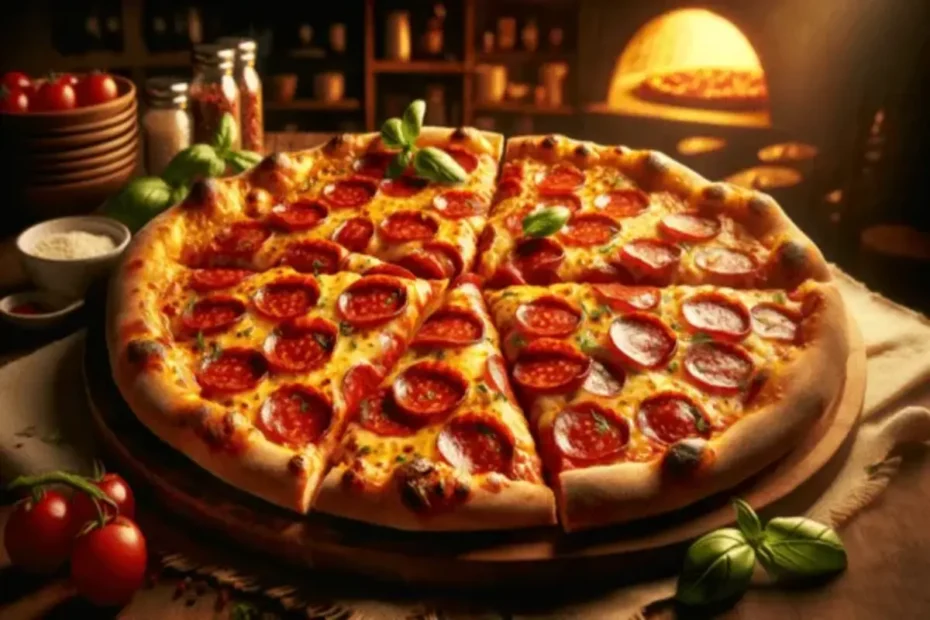 Pizza de Frutas com Queijo de Cabra